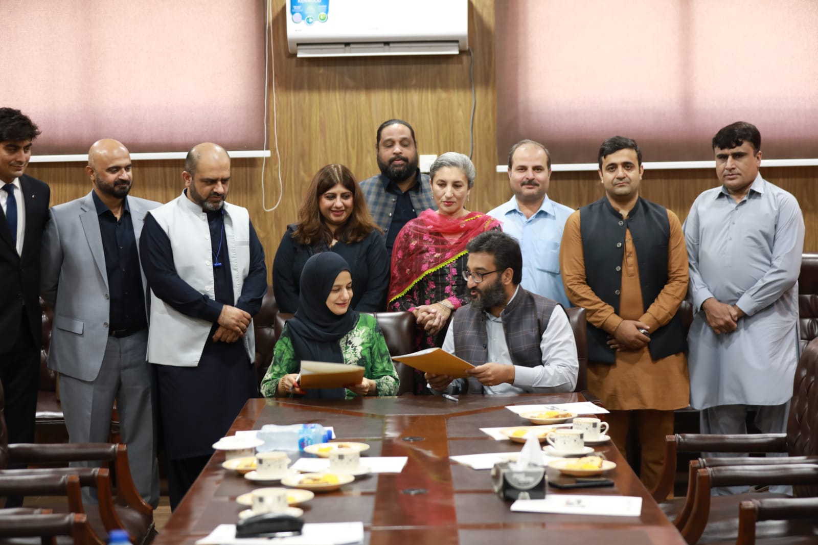 School of Law at QAU Joins Forces with Tadveen Project of Mantaq Center for Research