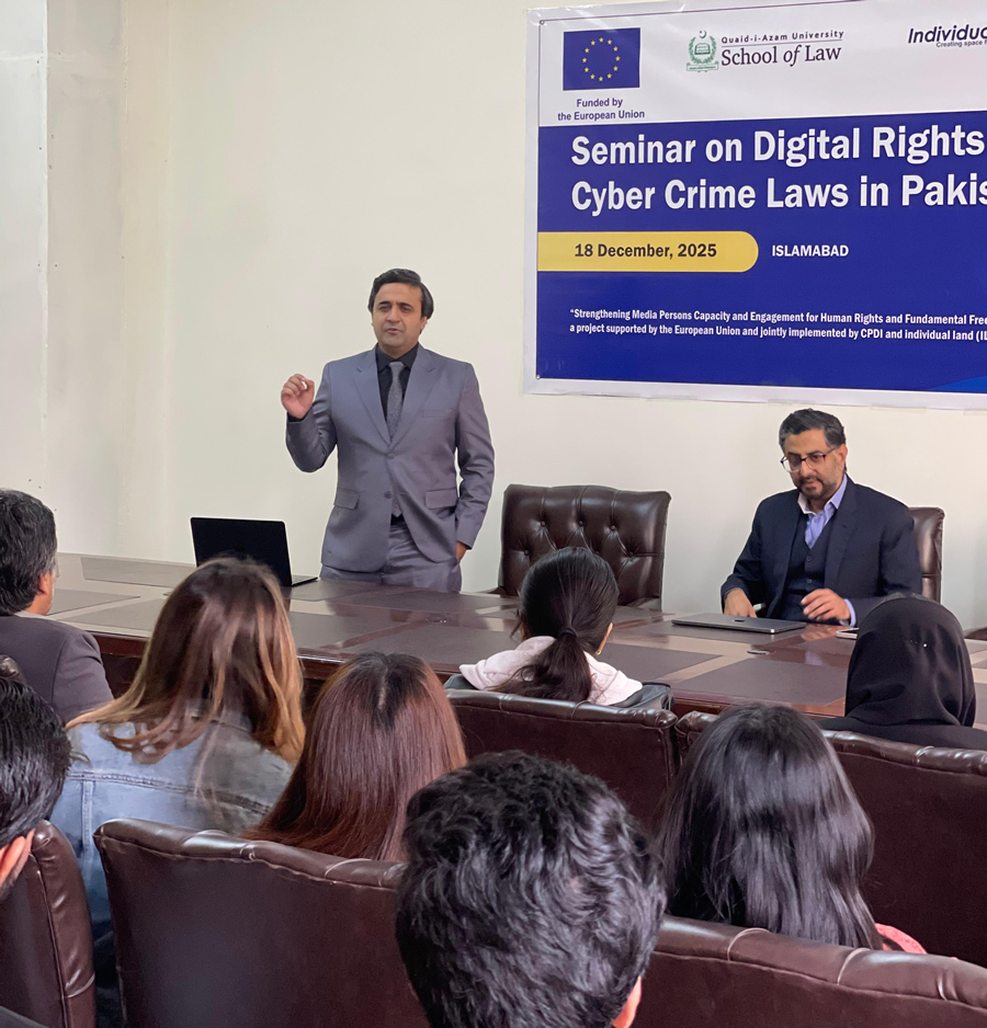Seminar on Digital Rights & Cybercrime Laws in Pakistan